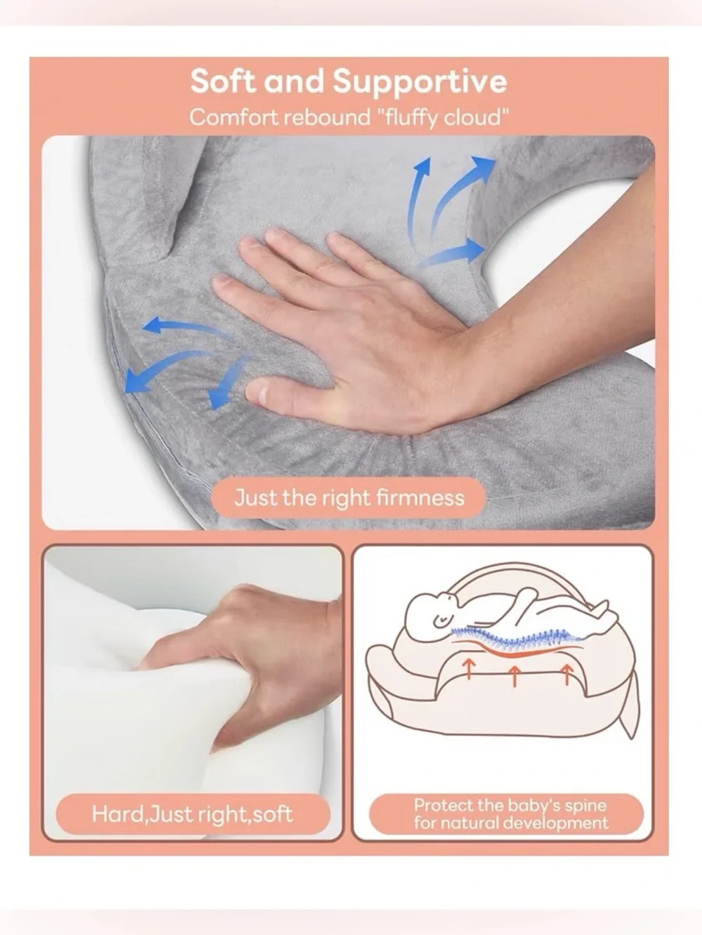 Nursing Pillow for Standing/Sitting
